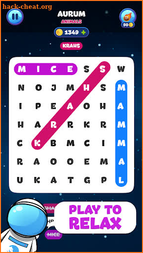 Word Search Puzzle: Space Up screenshot