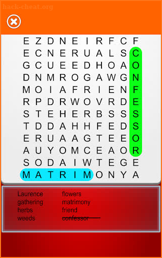 Word Search Shakespeare screenshot