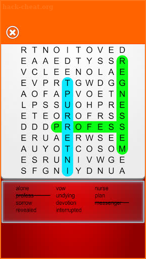 Word Search Shakespeare screenshot