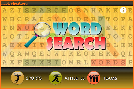 Word Search Sports Team Games screenshot
