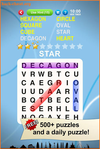 Word Search World Traveler screenshot