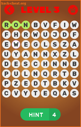 Word search ~ Harry Potter screenshot