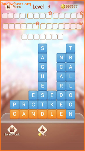 Word Shatter：Block Words Elimination Puzzle Game screenshot