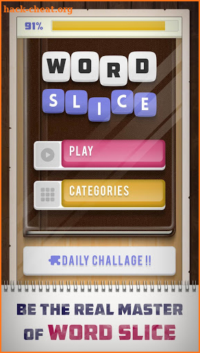 Word Slice - Words addiction puzzle game screenshot