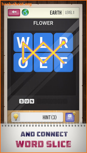 Word Slice - Words addiction puzzle game screenshot
