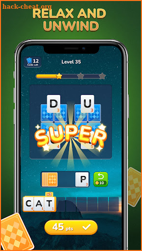 Word Solitaire-Unscramble Puz screenshot