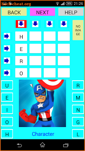 Word squares screenshot