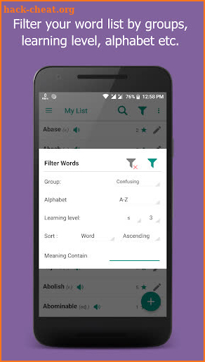 Word Store: learn, save, practice vocabulary screenshot