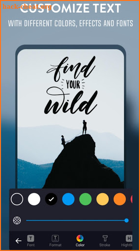Word Swag Android - Cool Fonts, Typography Swag screenshot