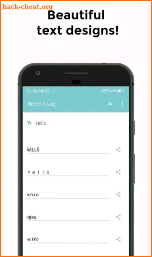 Word Swag B -  Premium Version screenshot
