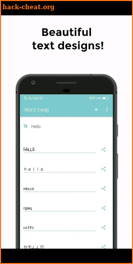 Word Swag - Stylish Texts screenshot