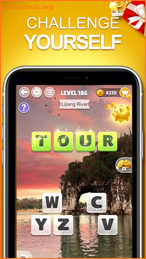 Word Tour - Funny Word Game & Beautiful Scenery screenshot
