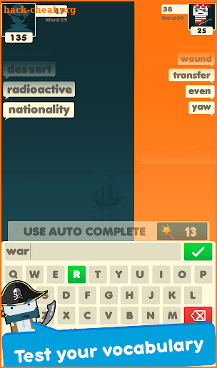 Word War - Word Battle Games screenshot
