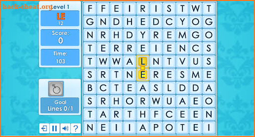 Word Wipe Collapsing Words screenshot