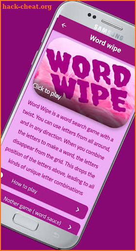 Word wipe.. Word sauce screenshot