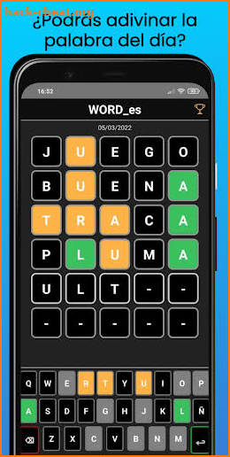 Word_es - Wordle en español screenshot