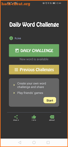Wordala: Daily Word Challenge screenshot
