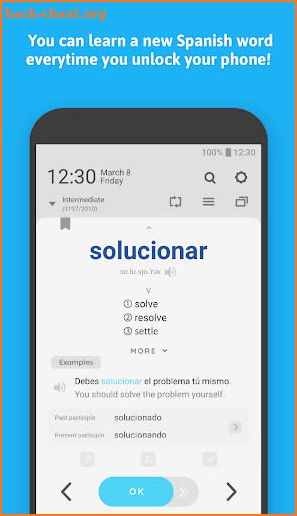 WordBit Spanish (for English speakers) screenshot
