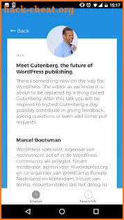 WordCamp Antwerp 2018 screenshot