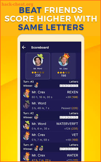 WordCrex - The fair word game screenshot