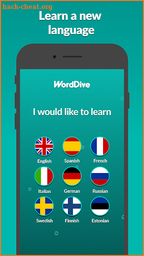 WordDive: Learn English, Spanish, German and more screenshot