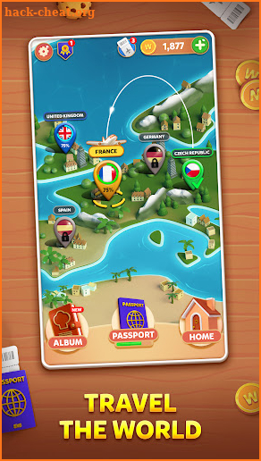 Wordelicious: Food & Travel - Word Puzzle Game screenshot