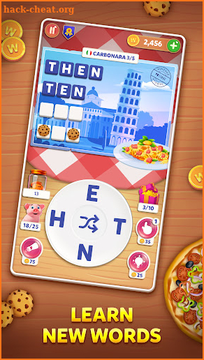 Wordelicious: Food & Travel - Word Puzzle Game screenshot
