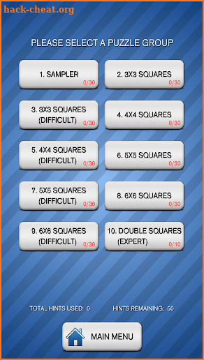Wordgenuity® Word Squares Full screenshot