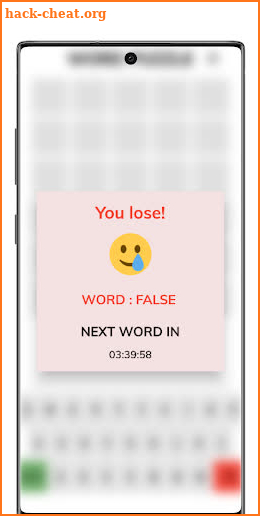 Wordl puzzle game screenshot