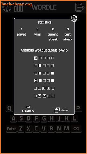 Wordles Android screenshot