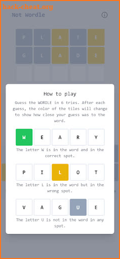 Wordl.io - Game lyrics screenshot