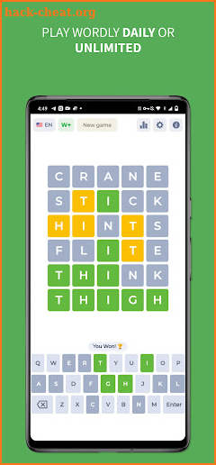 Wordly - Daily Word Game screenshot