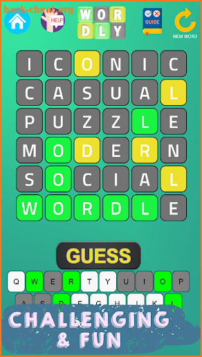Wordly Daily Word Games Puzzle screenshot