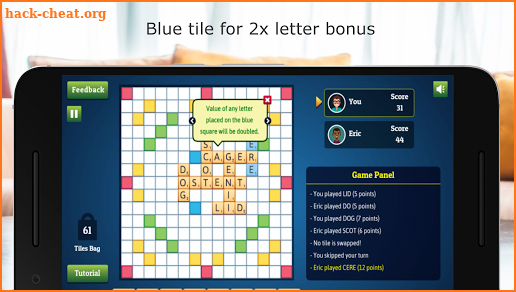 Wordmeister FREE 😄 Solo Scrabble Word Game screenshot