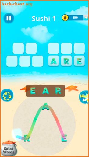 Words Cross Summer Beach Games screenshot