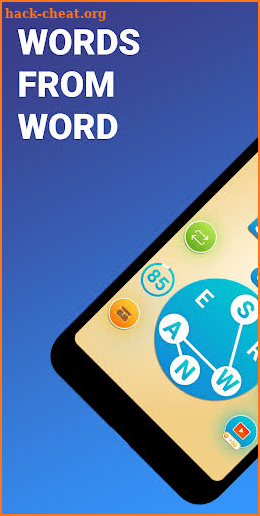 Words from word: Crosswords. Find words. Puzzle screenshot
