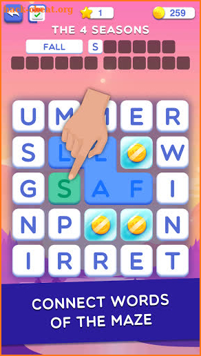 Words in Maze - Connect Words Game screenshot
