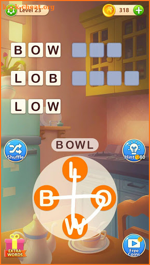 Wordsdom Connect 3- Use Crossy to Connect Word screenshot