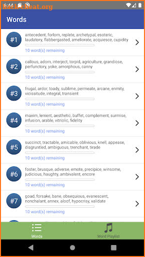 WordSmart prep for SAT®(Set 1) screenshot