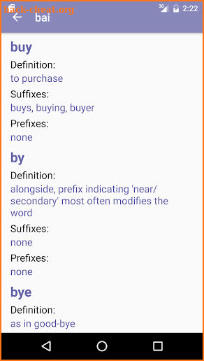 Wordspeller ESL Dictionary screenshot