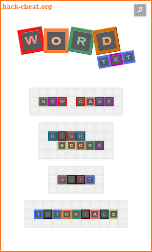 WordTet - Block & Word Puzzle Game screenshot