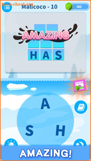 Wordties-best word puzzle game screenshot