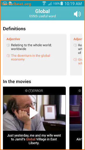 WordUp Vocabulary screenshot
