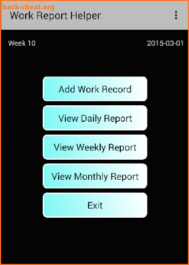 Work Report Helper screenshot