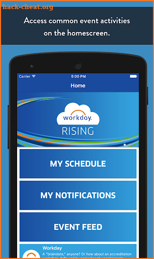 Workday Rising App screenshot