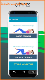 Workout ABS. Lose all fat with AppFit screenshot