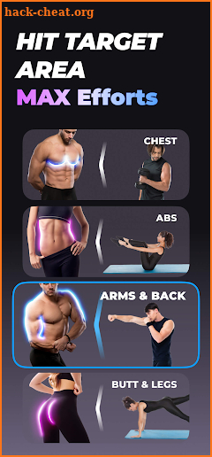 Workout Planner MuscleFit screenshot
