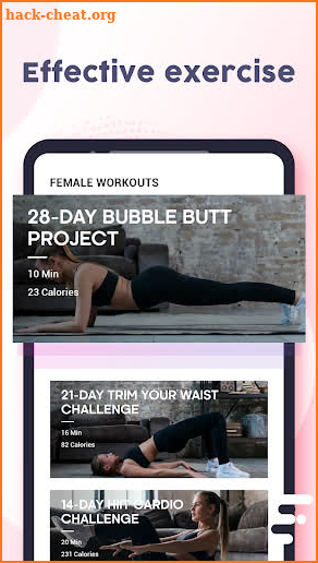 Workout Plus - abs & butt workout, HIIT screenshot