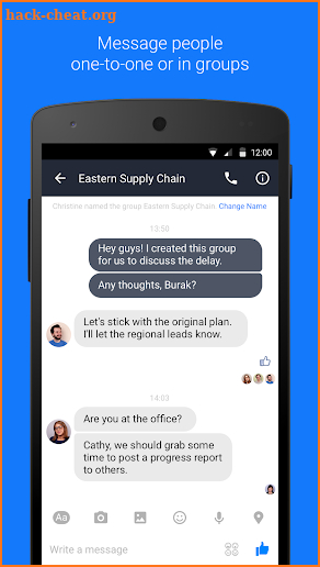 Workplace Chat by Facebook screenshot
