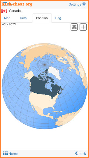 World atlas & world map MxGeo Pro screenshot